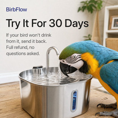 BirbFlow Parrot Fountain