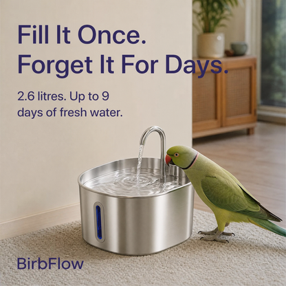 BirbFlow Parrot Fountain